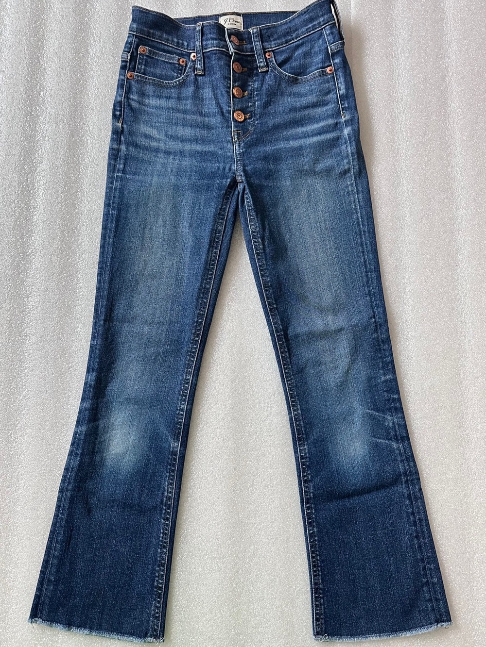 J Crew Denim Billie Demi Boot Crop Size 23